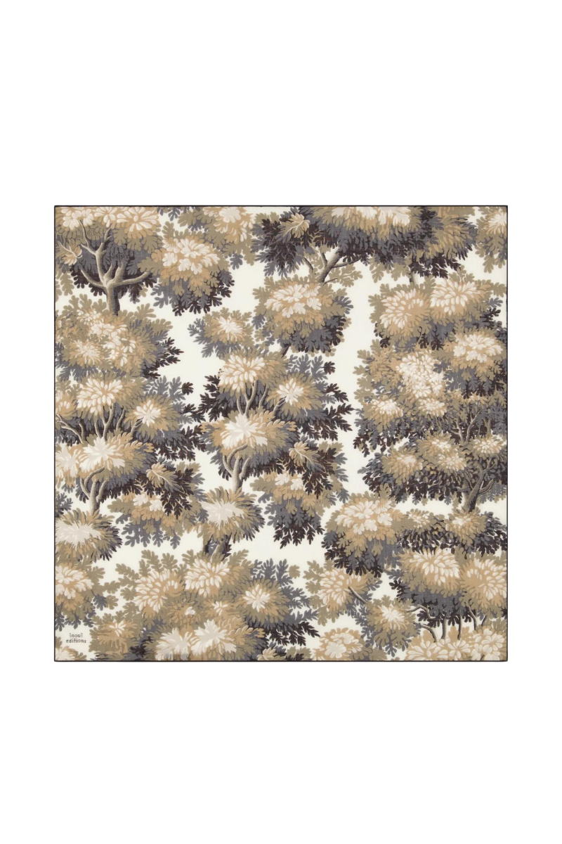 Inoui Editions, FontaineBleau Square 100 Scarf-Beige