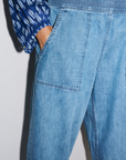 Stella Forest, bonnie 7/8 E Trousers- Blue