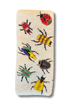 Beaded Fold Over Clutch- Bugs/ Multi
