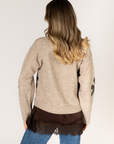 Lyla+Luxe, Jorgie Flower Cardigan
