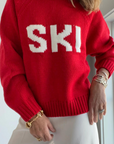 Pink Pineapple, Ski Sweater- Red