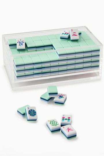 Oh My Mahjong, Mahjong Acrylic Box with Clear Lid