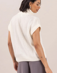 Charli, Leigh Sleevless Zip Sweater