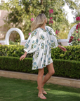 Maison Marigold, Taj Mini Dress - Blue Flower
