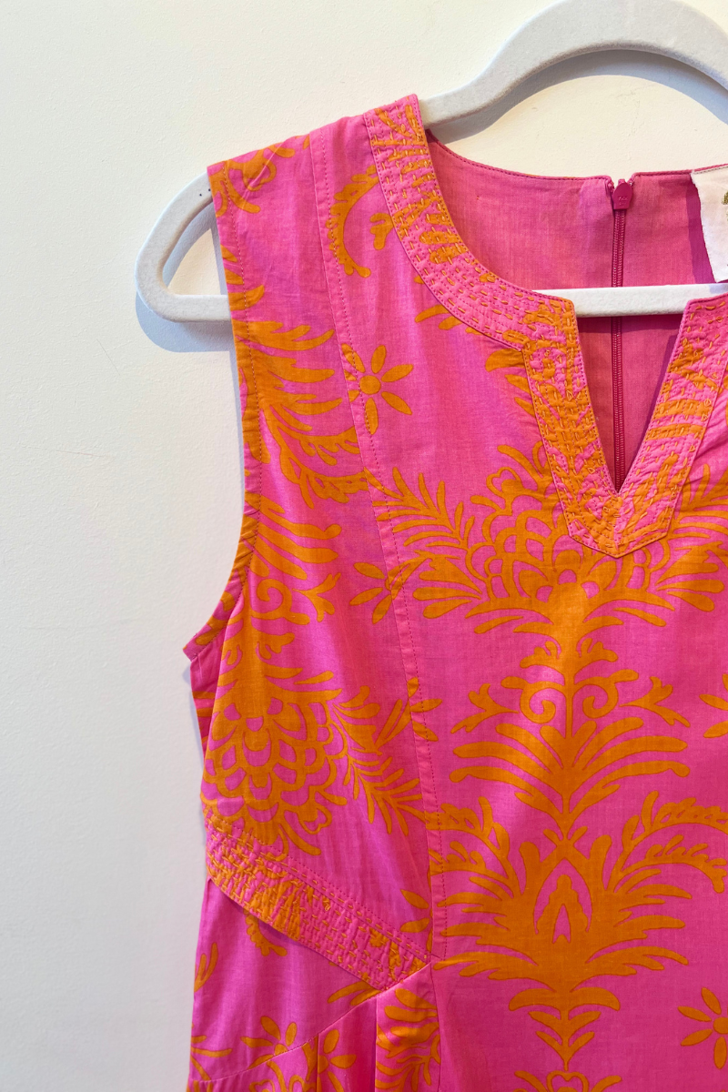 Nimo With Love, Allspice Dress - Pink Palm