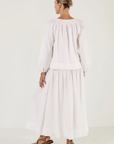 Mondo Corsini, Elizabeth Linen Blouse- White