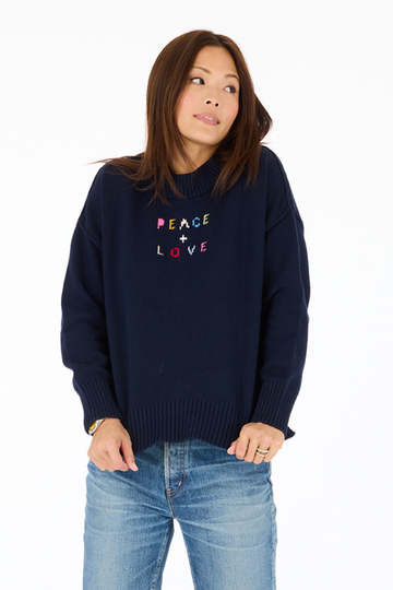 Kerri Rosenthal, Boyfriend Peace & Love Sweater