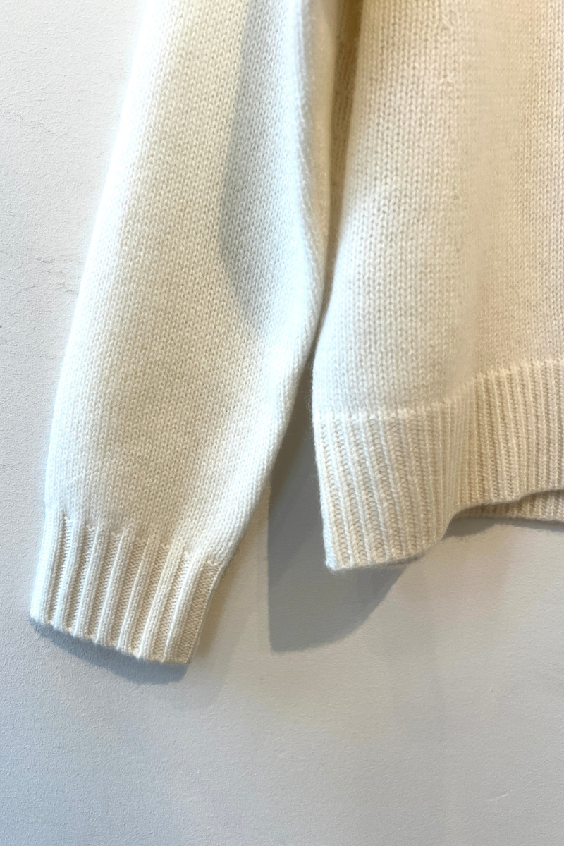 Cashmere Varsity V-Neck Sweater