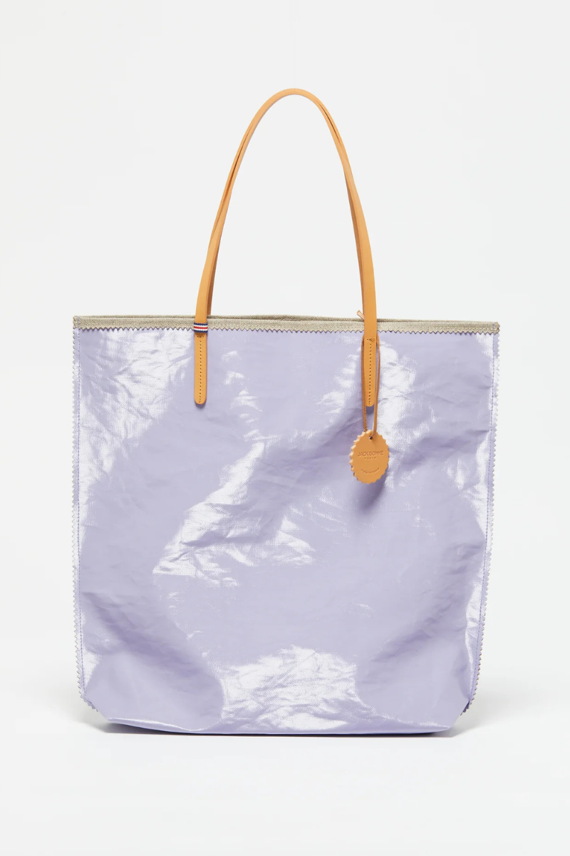 Jack Gomme, Amie Tote Bag- Coated Linen – Snapdragon Designs