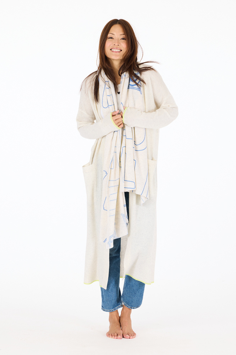 Kerri Rosenthal, Made With Love Wrap- Oatmeal Heather