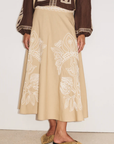 Stella Forest, Alma Long Skirt- Beige