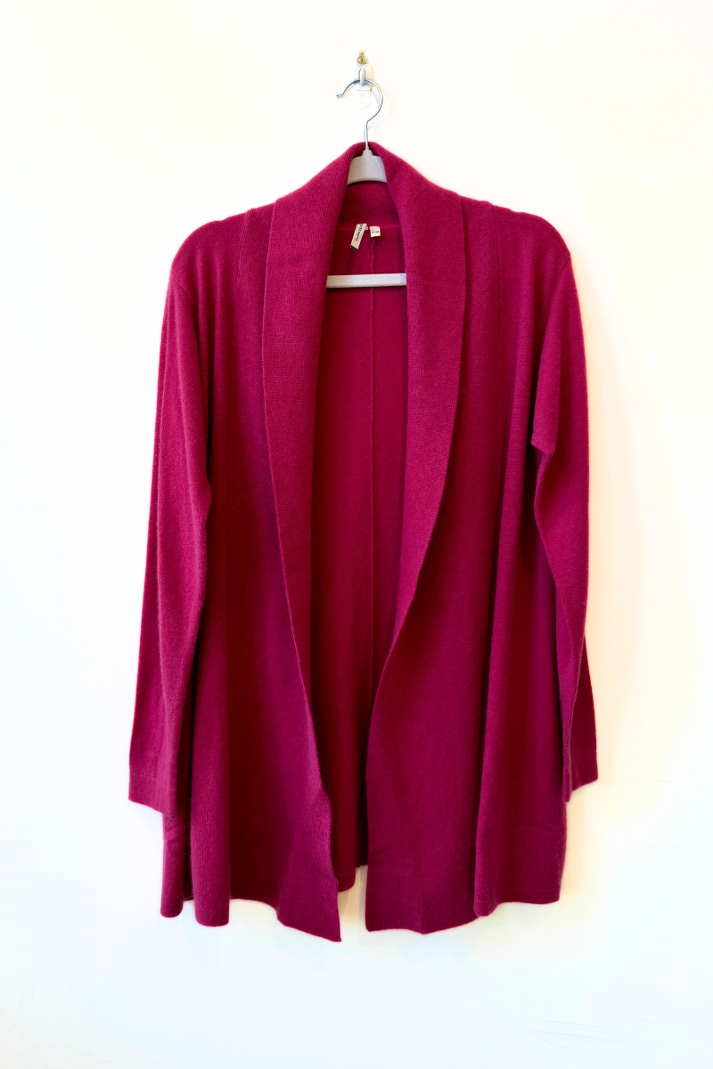 Cashmere Swing Sweater Coat
