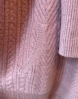 Cable Knit Hygge Sweater with Scarf (Limited FUN Colours)