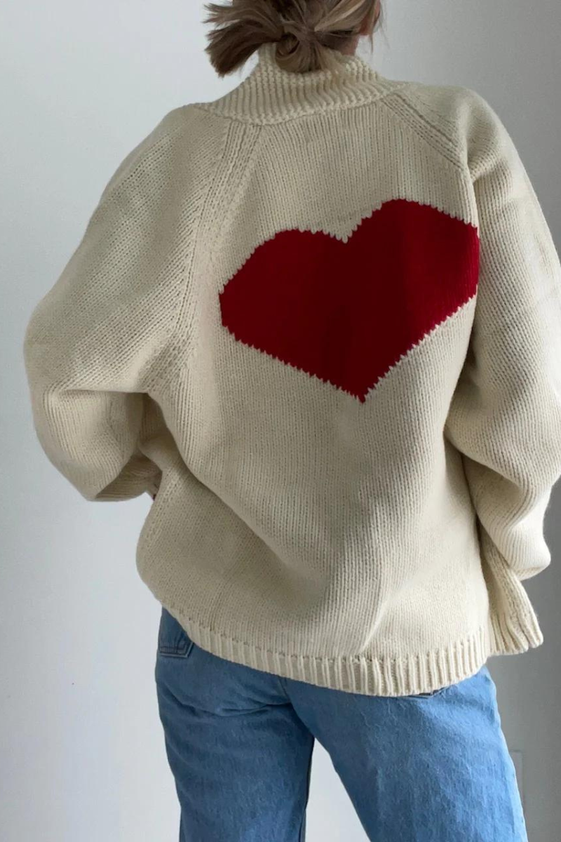 Varsity Cardigan - Heart