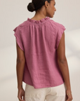 Velvet, Semira Woven Linen Top