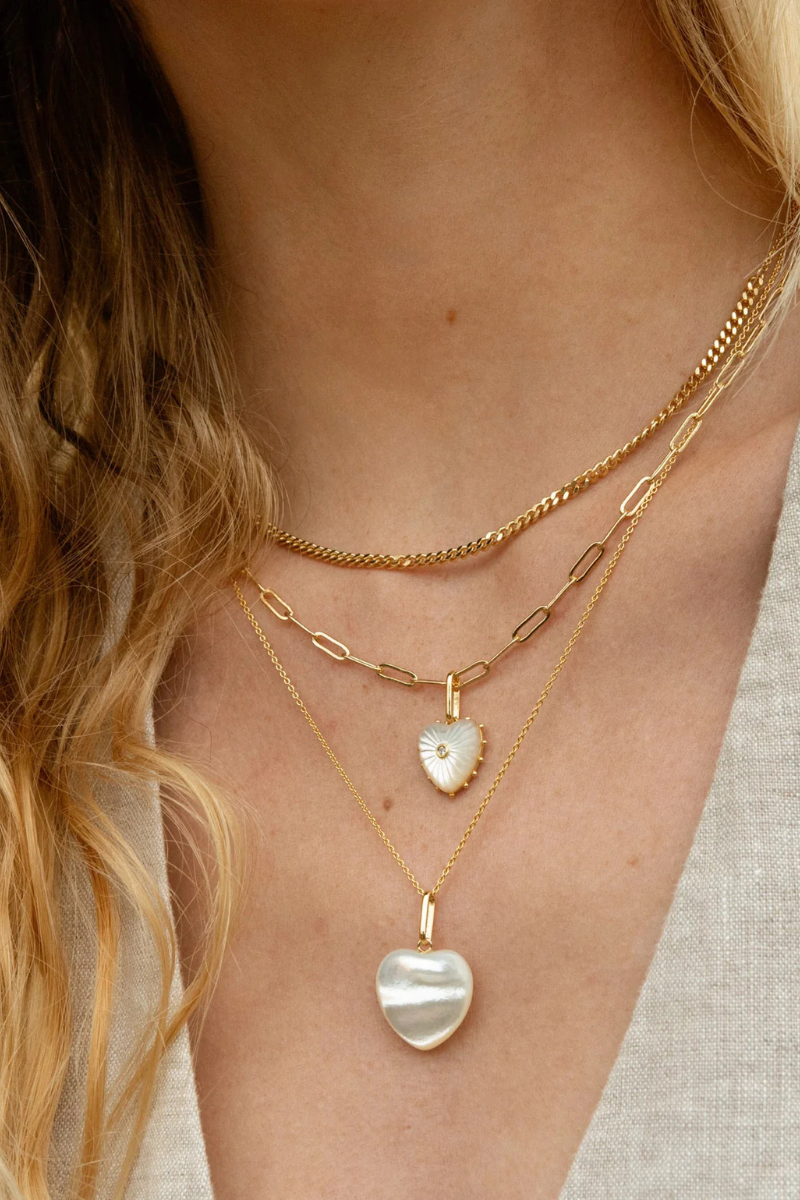 Thatch, Gemma Mother of Pearl Charm