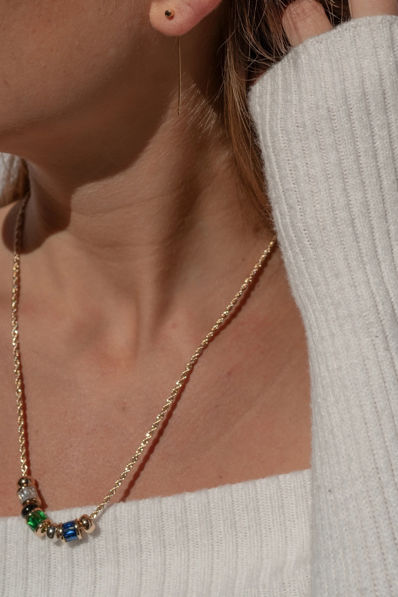 Thatch, Dali Green Necklace