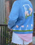 Varsity Par-Tee Golf Cart Cardigan
