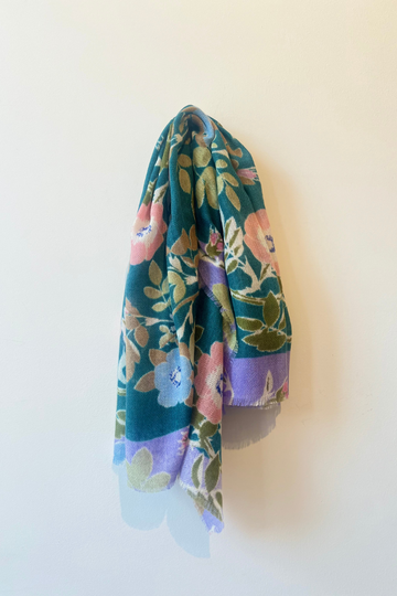 ÉPICE Paris,  Square Scarf- Emerald