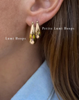 Thatch, Petite Lumi Hoop Earrings-14K Gold Plated