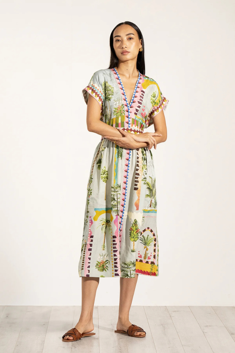 Ranna Gill, Val Belted Dress-Multicolour