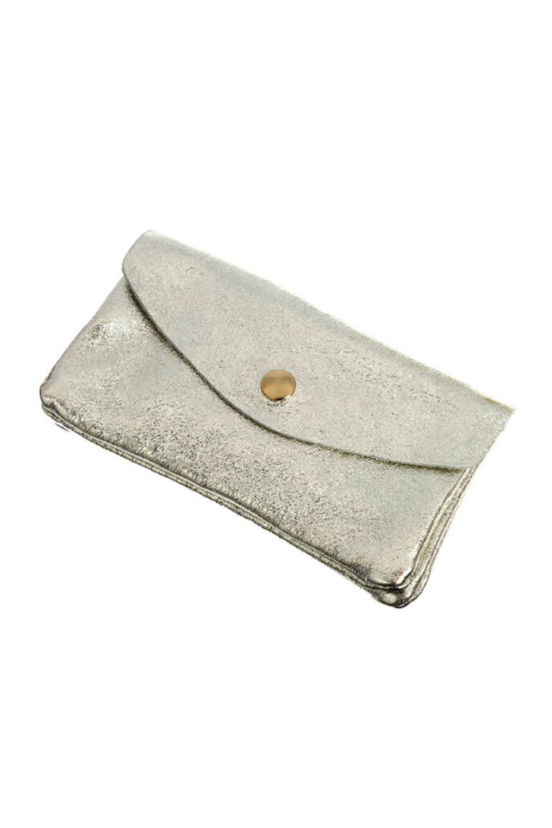 LC, Twin Cowhide Leather Pouch