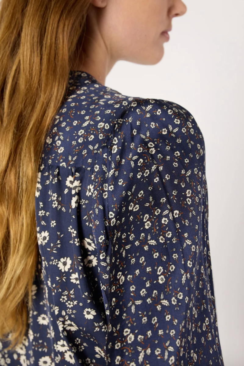 Gerard Darel, Angel Floral Satin Shirt