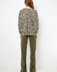 Gerard Darel - Adena Floral Blouse with Round Neck