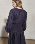 Mondo Corsini, Elizabeth Cotton Blouse- Midnight Cambric
