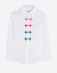 Vilagallo, Mafalda Emboridered Blouse
