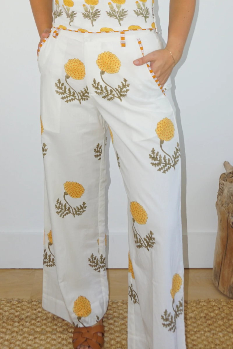 NIBI MTK, Edison Pant- Marigold – Snapdragon Designs