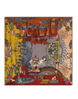 Inoui Editions, Four Seasons Square 130 Scarf-Autumn