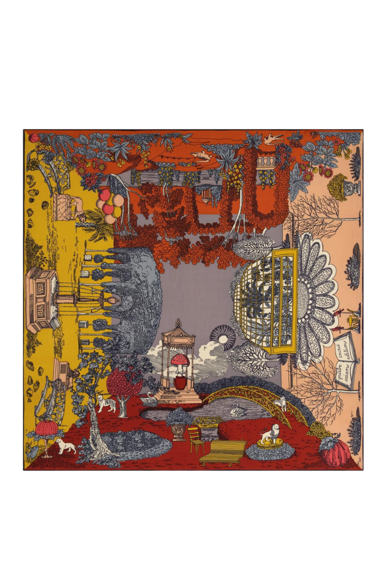 Inoui Editions, Four Seasons Square 130 Scarf-Autumn