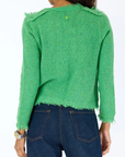 Kerri Roesenthal, Fringe Beau-lero Cardigan - Grass Green