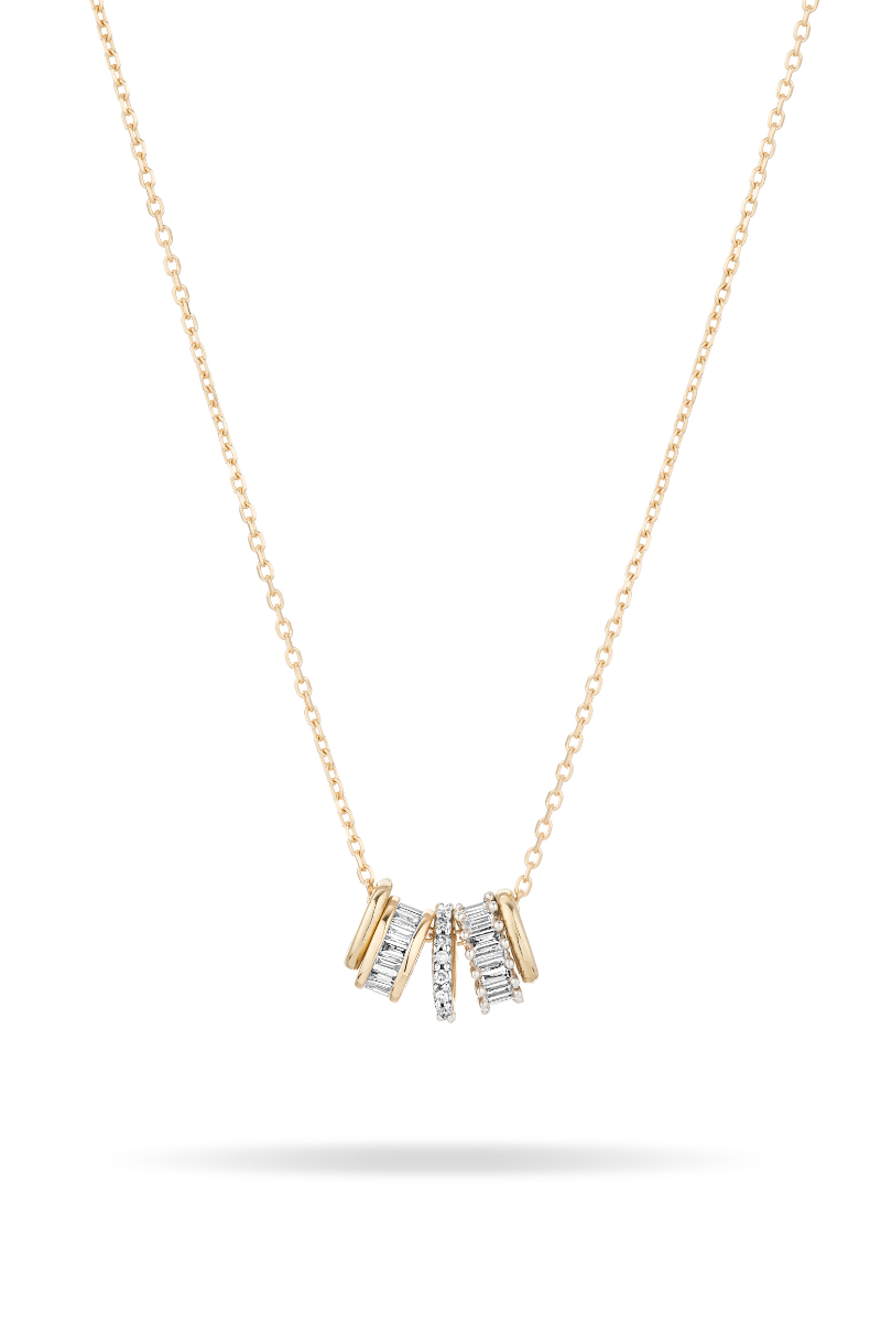 2 Diamond Rager Adina Reyter, Bead Party- Diamond Rager Necklace - 14K Yellow Gold ...