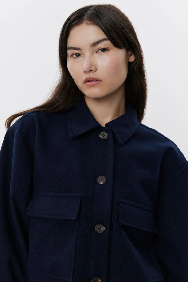 Sofie Schnoor, Navy Wool Jacket