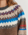 Velvet, Kella DS Colorful Fairisle Sweater- Multi