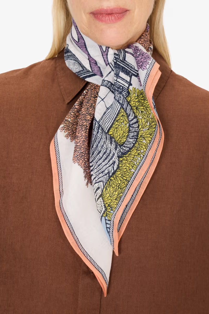 Inoui Editions, Square 70 Mirage Scarf-Multicoloured