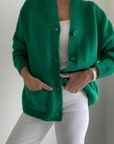 Varsity Cardigan-Golf