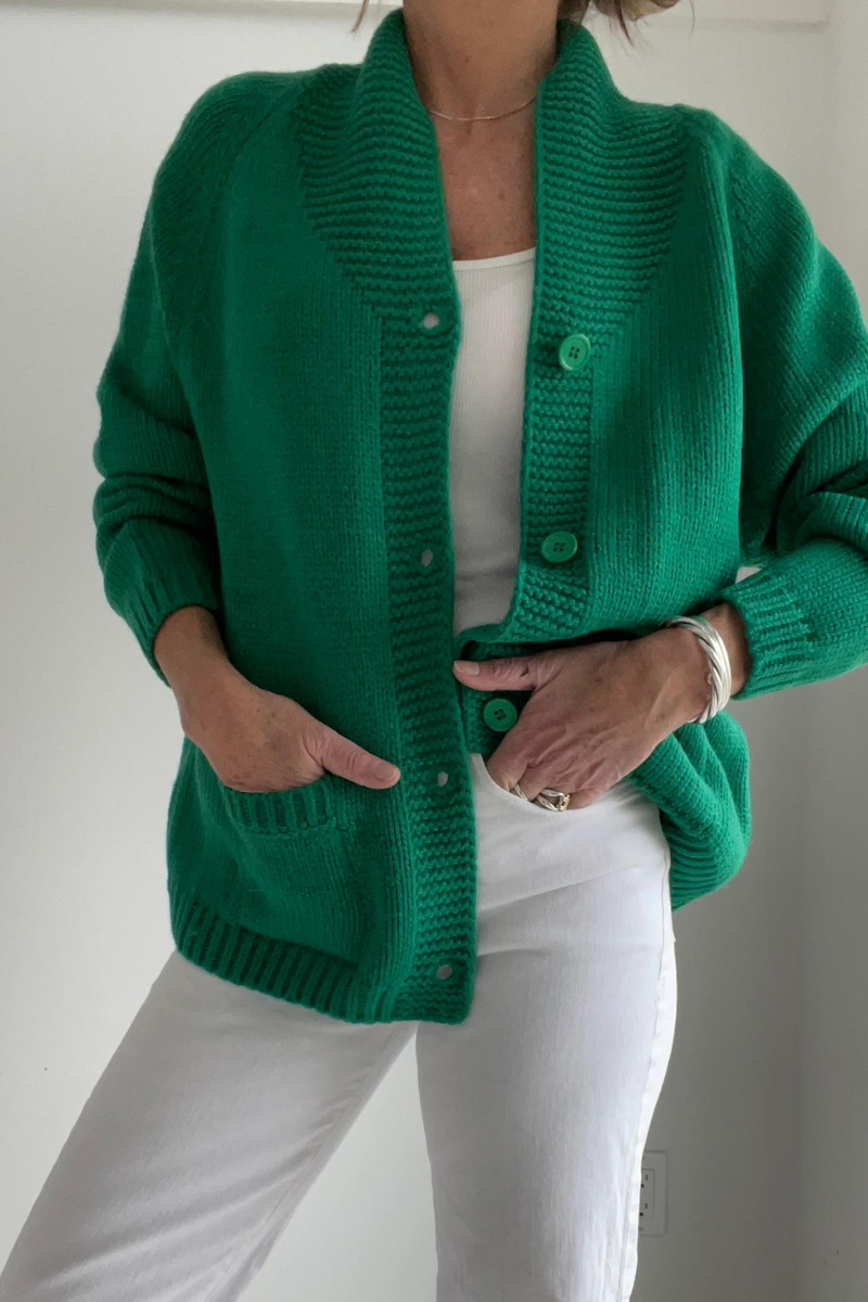 Varsity Cardigan-Golf