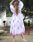 Mylah Midi Dress White Multi