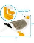 Seamus The Seagull | 12 Inch Stuffed Animal Plush