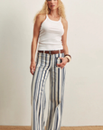 Sanctuary, Marine Full Length Pant- Sail Stripe