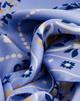 MLF, Secret Garden Silk  Scarf- Riviera