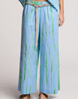 Velvet, Dixie Tie Dye Pants-SkyBlue