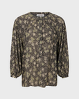 Gerard Darel - Adena Floral Blouse with Round Neck