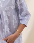 Charli, Kayla Shirt- Blue Stripes