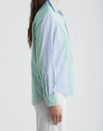 Frank & Eileen, Eileen Relaxed Button Up Shirt- Bright Multi Stripe