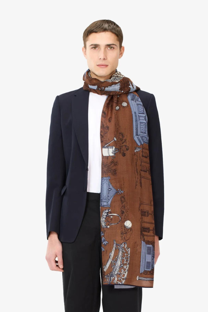 Inoui Editions, Four Seasons Scarf-Natural