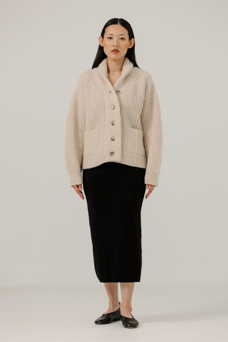 Bare, Oversized Shawl Cardigan